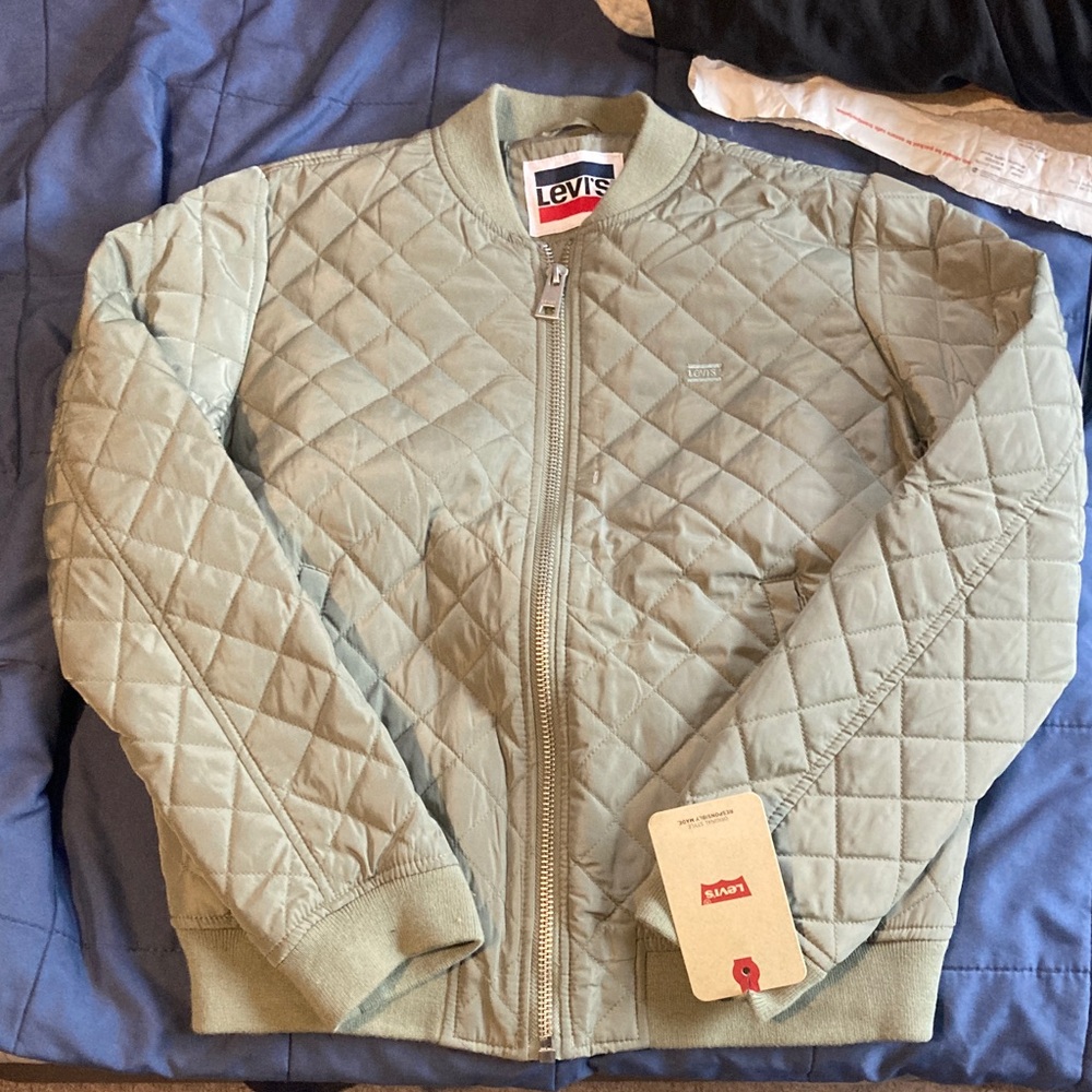 Levi's Sage Quilted Bomber Jacket